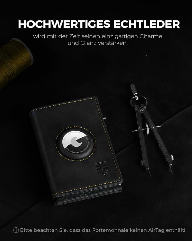 Detalle de DODENSHA Airtag Wallet für 10+ Karten