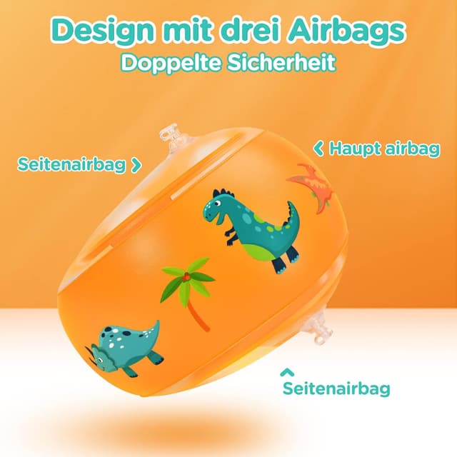 Detalle 2 de WEARXI Schwimmflügel ab 1 Jahr 5–25 kg