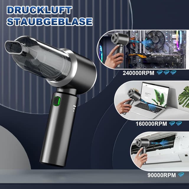 Detalle de Handstaubsauger 2‑in‑1 Akku 18000 PA kabellos