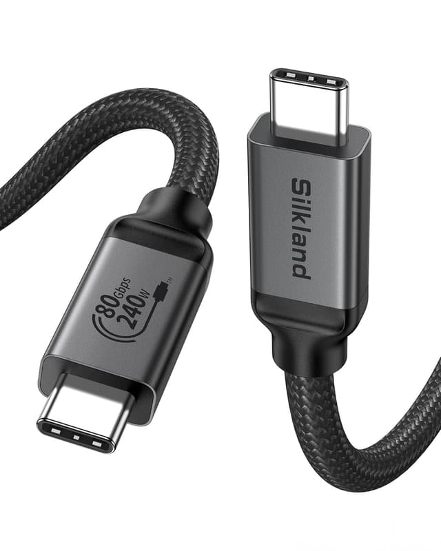 Detalle de Silkland USB4 V2.0 Kabel 1,5 m für Thunderbolt