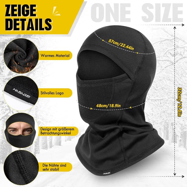 Thumbnail 5 de HASAGEI Balaclava breathable thermal ski mask