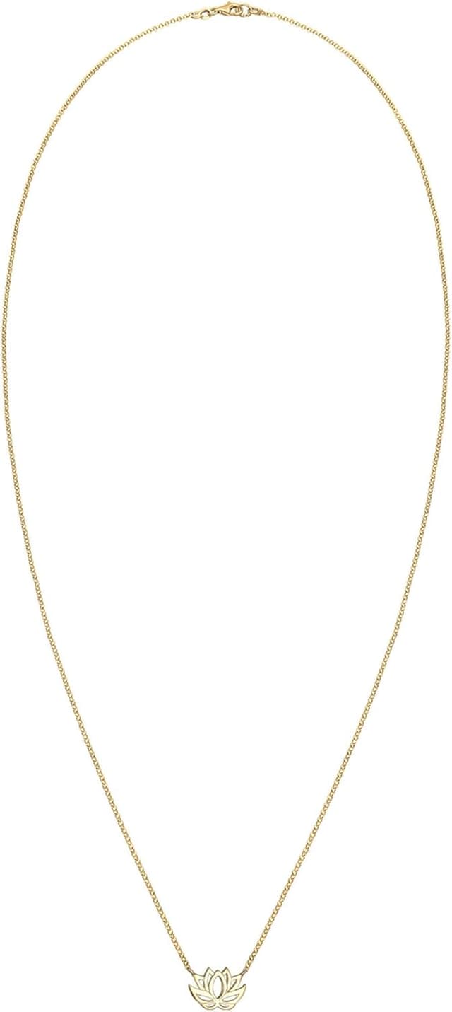 Detalle de Halskette Lotusblume 925 Sterling Silber 45 cm