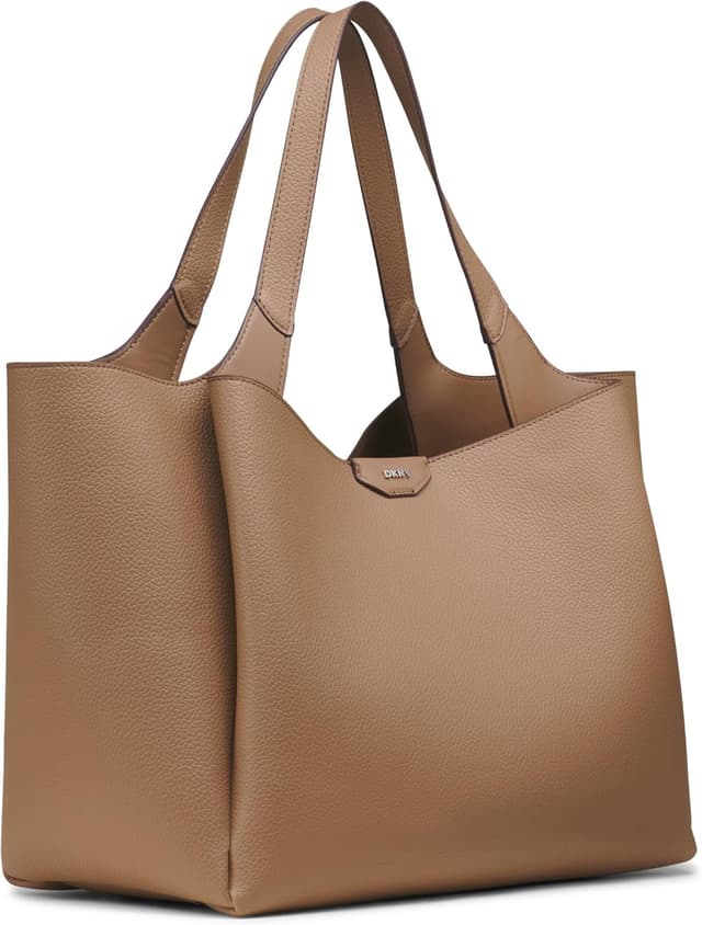 Detalle 1 de DKNY Willa Large borsa tote da donna cappuccino