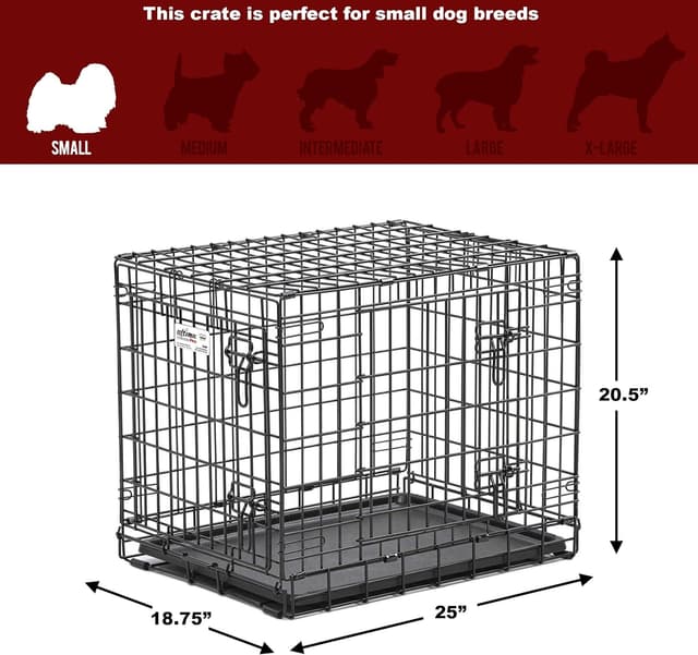 Detalle de MidWest Homes for Pets Ultima Pro, gabbia per cani robusta da 61 cm in acciaio