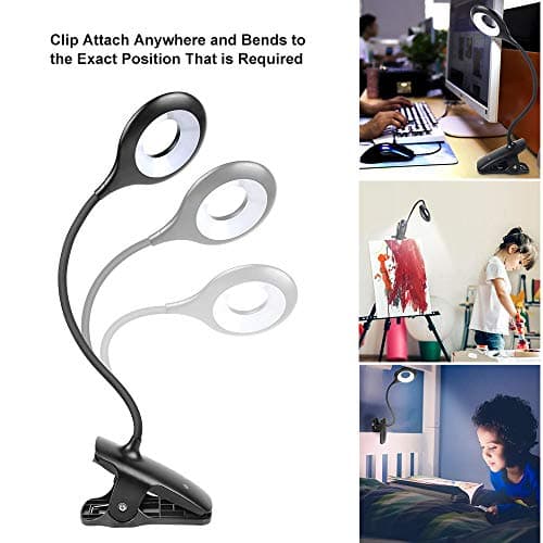 Detalle 2 de Deringighting 28 LED Book Light 3‑colour, USB rechargeable