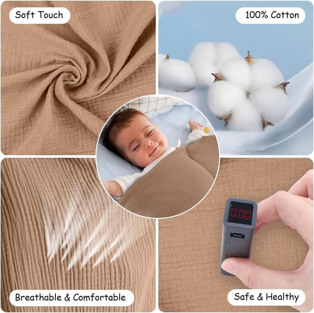 Thumbnail 4 de Aolso Tablier Allaitement Couverture Coton 360°