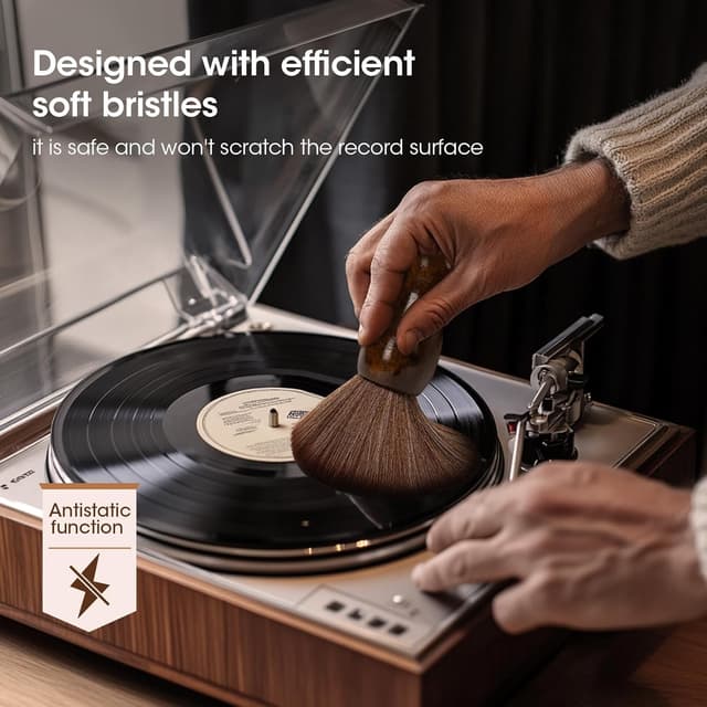 Detalle de Vinyl Record Cleaning Brush Ultra Soft