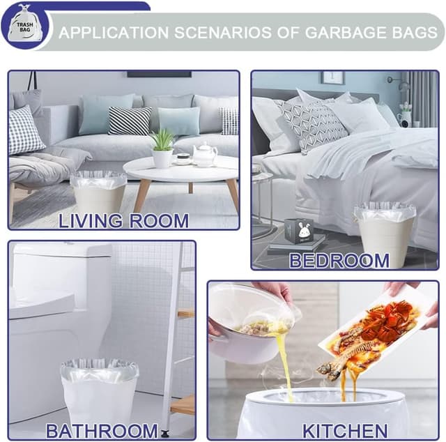 Detalle 2 de XUXRUS Müllbeutel 5 Liter 200 Stück