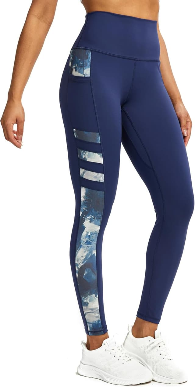 Detalle 2 de Tuspryt Sport-Leggings Damen mit Taschen – blickdicht, High Waist & Vier-Wege-Stretch