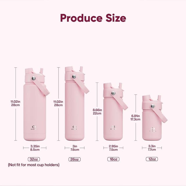 Thumbnail 4 de ENCOOL Insulated Water Bottle 26 oz 🥤