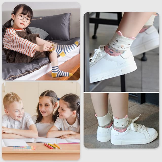 Thumbnail 6 de ZFSOCK Calze Antiscivolo Bambino 5 Paia