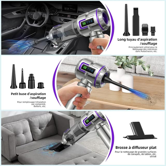 Thumbnail 5 de Aspirateur Ă main 25000Pa đź§ą