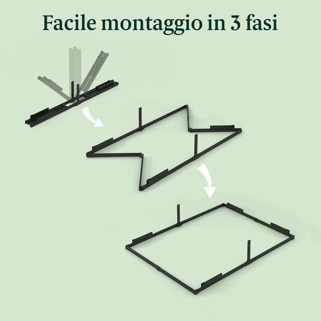 Thumbnail 4 de Zinus Caleb Rete Matrimoniale 160x190 cm