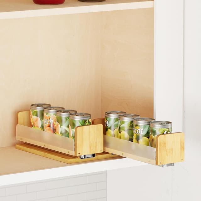 Thumbnail 5 de SpaceAid Bamboo Pull Out Spice Rack Organizer