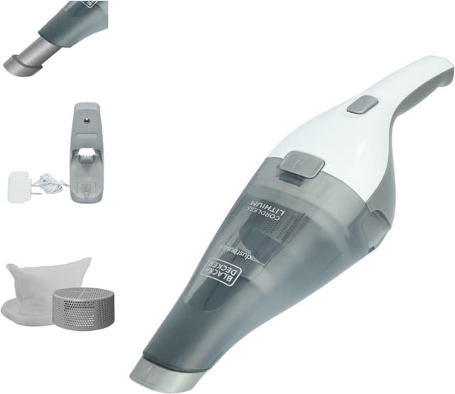 Detalle de BLACK+DECKER dustbuster HNVC215B10 Cordless Handheld Vacuum (Wall Mount) — Portable Car & Home Cleanup