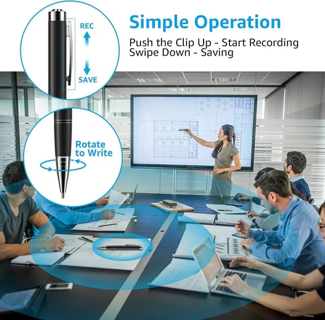 Thumbnail 4 de 128GB Digital Voice Recorder 1600 hrs 🎙