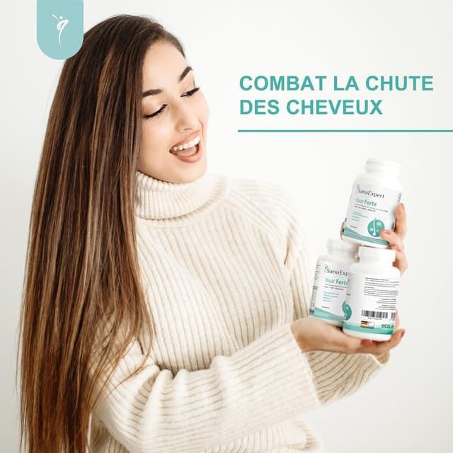 Detalle de SanaExpert Haar Forte 120 capsules véganes