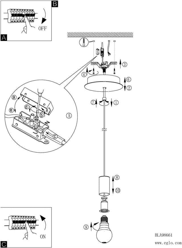 Thumbnail 4 de Eglo POZUETA lámpara colgante moderna 🖤