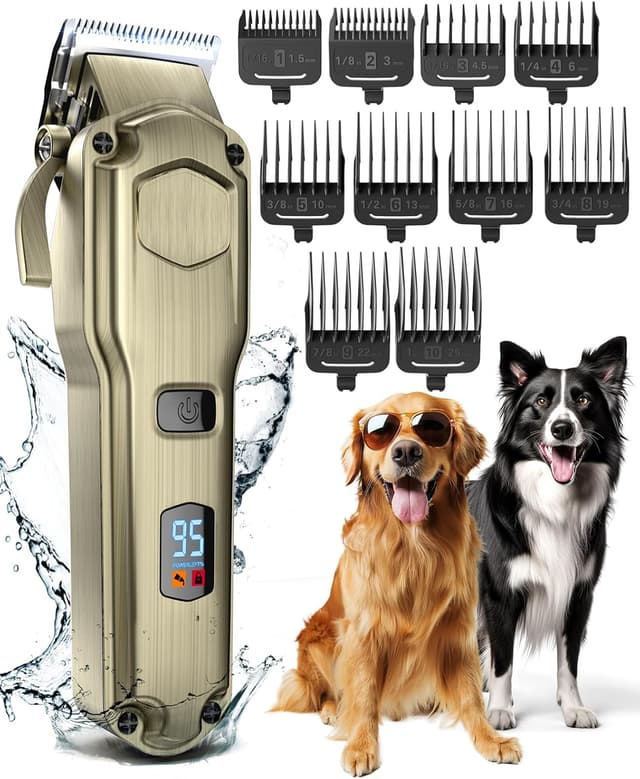 Detalle de Oneisall Dog Clippers for Thick Coats, Low Noise Rechargeable Cordless