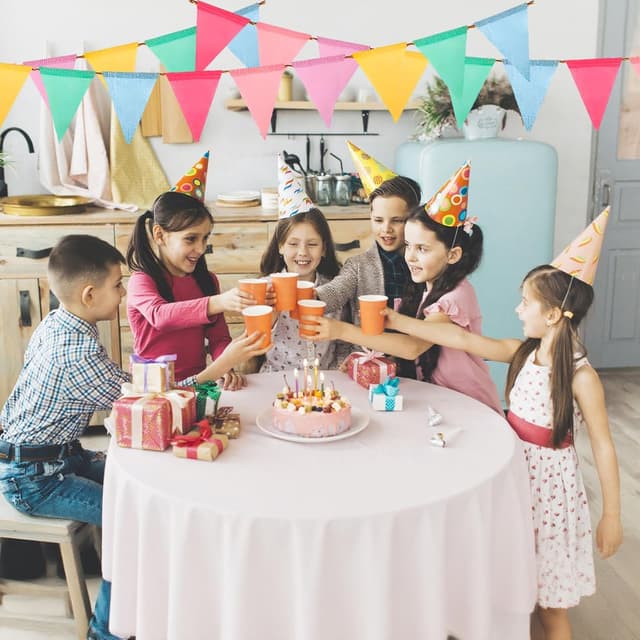 Detalle 2 de GUO-YING Wimpelkette Outdoor 20 m, 60 Flaggen