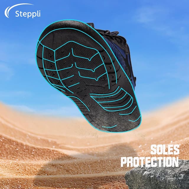 Detalle de Steppli Water Shoes Beach Barefoot Swim Aqua Shoes for Men & Women