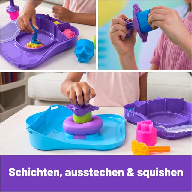 Detalle 2 de Kinetic Sand Squishy Spaß Spielset 453 g