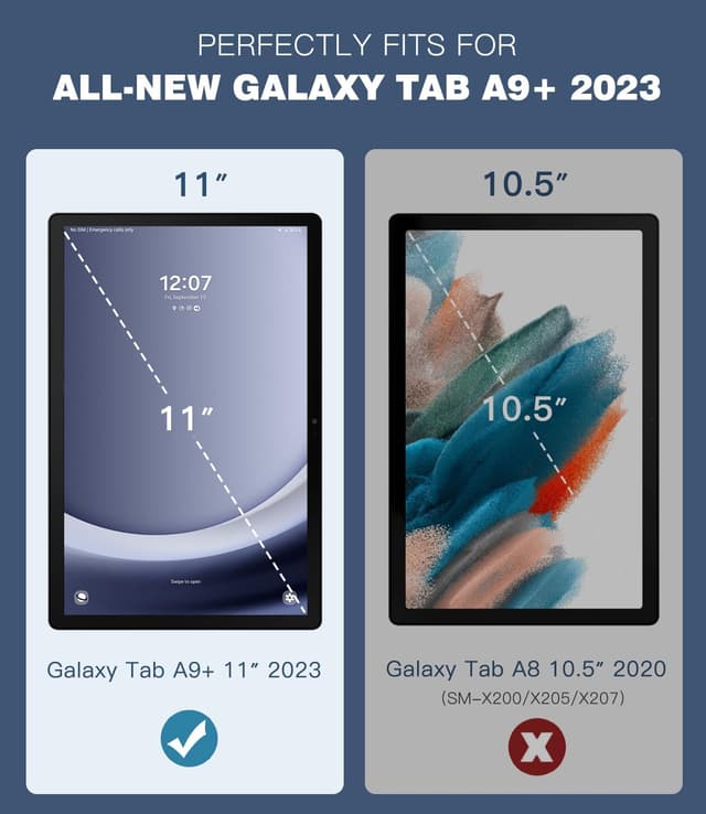 Thumbnail 1 de Coque TiMOVO pour Galaxy Tab A9+ 11", rose ⚙