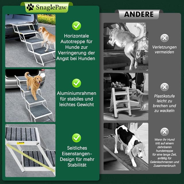 Thumbnail 2 de Hundetreppe Auto Extra Breit 4 Stufen