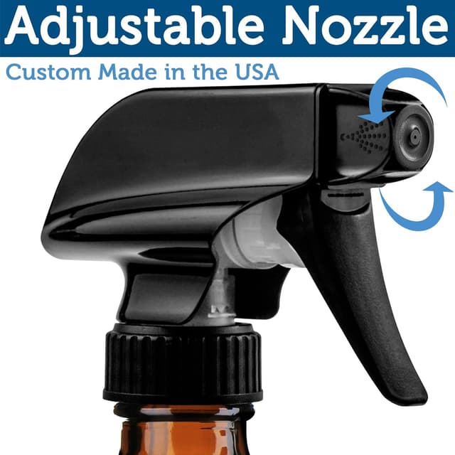 Detalle 2 de Sally's Organics 16oz Amber Glass Spray Bottle pack