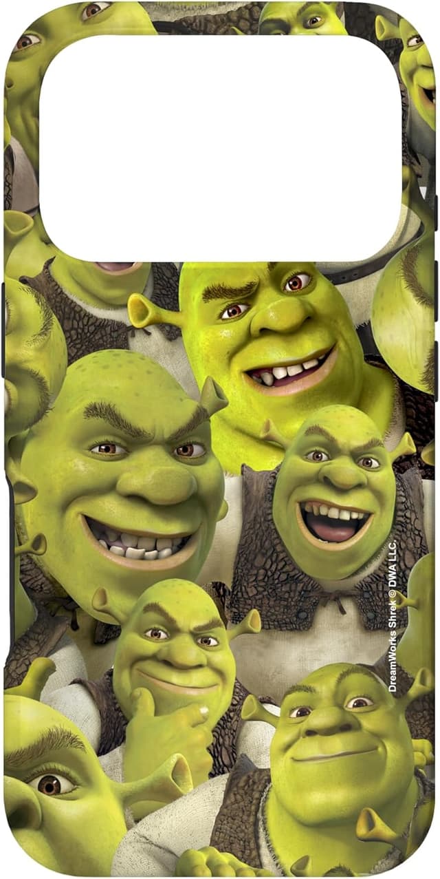 Detalle de Custodia iPhone 17 Pro Shrek con stile