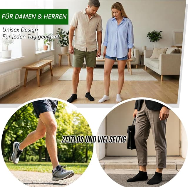 Detalle 2 de Wamicu chaussettes basses en coton, 10 paires