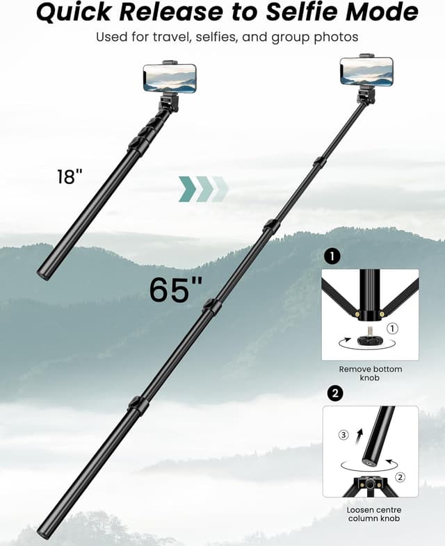 Thumbnail 6 de Victiv 77.5" Tripod 197cm