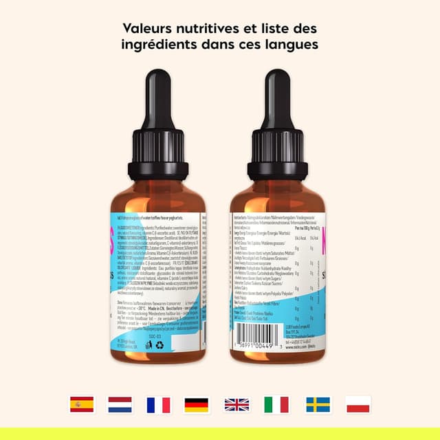 Thumbnail 4 de NICKS Stevia Gouttes chocolat 50 ml đ§