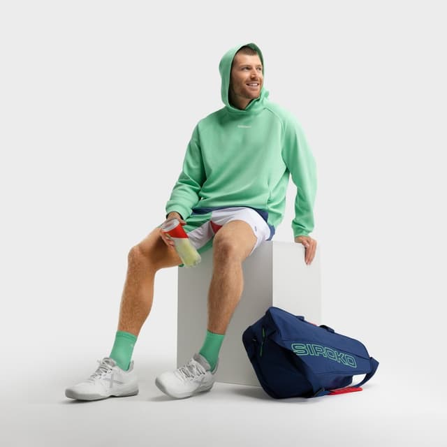 Detalle de Siroko Break Sudadera capucha pádel hombre