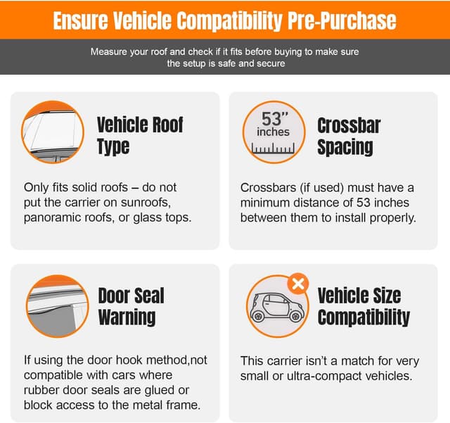 Thumbnail 1 de Sailnovo Rooftop Cargo Carrier 20 cu ft