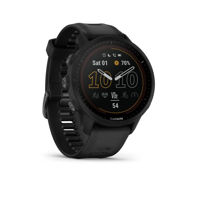 Detalle 2 de Garmin Forerunner 955 Solar (reacondicionado Grado A) con Power Glass y GPS multibanda