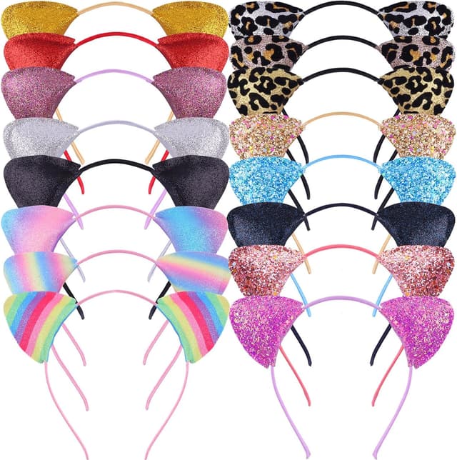 Thumbnail 6 de Ling & Bai Leopard Ears Headband cat ears headband 🎀