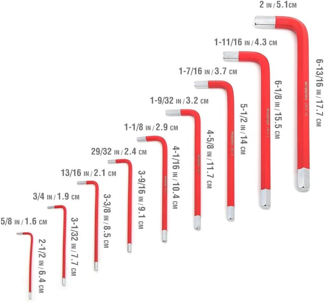 Thumbnail 5 de WORKPRO 18PCs llaves hexagonales 1.5–10 mm