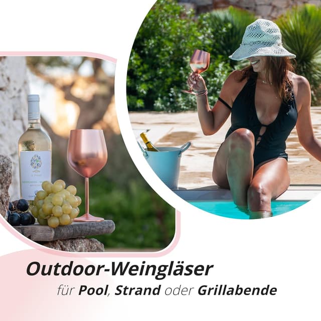 Thumbnail 2 de Gusto Nostro Weingläser 540 ml Edelstahl