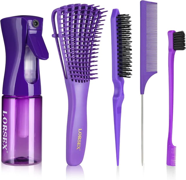 Detalle de LORSEX Cepillo y spray 200 ml violeta