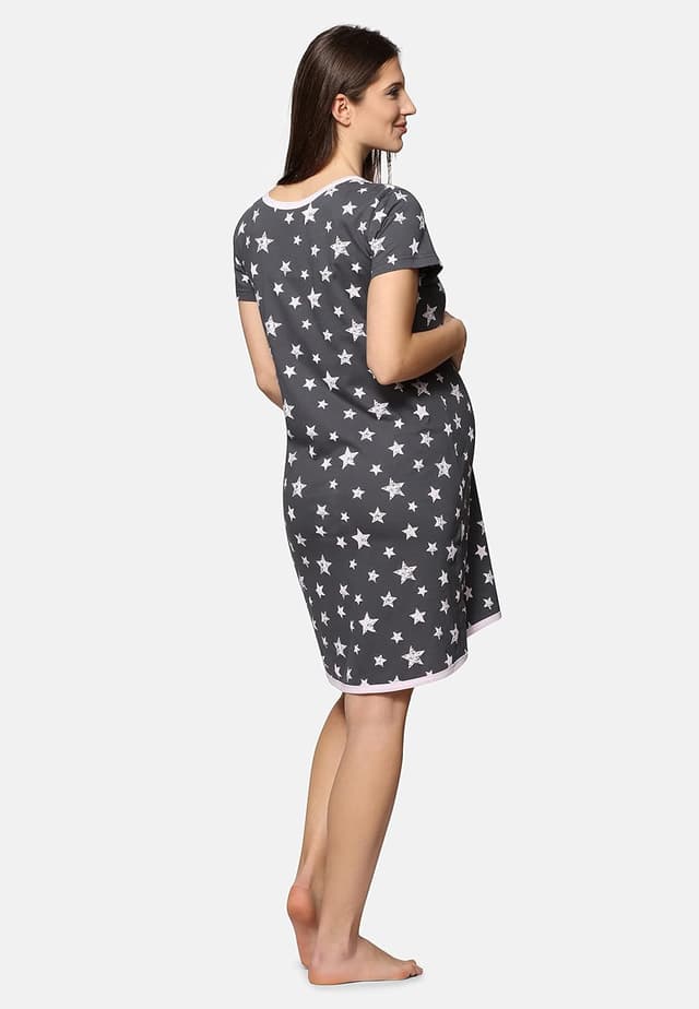 Thumbnail 1 de Be Mammy Camicia da Notte Premaman BE20-175