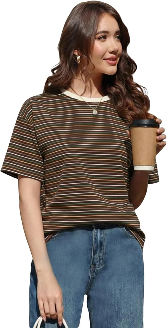 Thumbnail 3 de Cuptacc T-Shirt Damen Oversize Rundhals