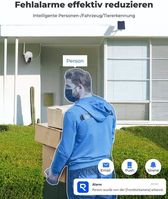 Detalle 2 de Reolink Argus PT+ Solar 5MP PTZ Kamera