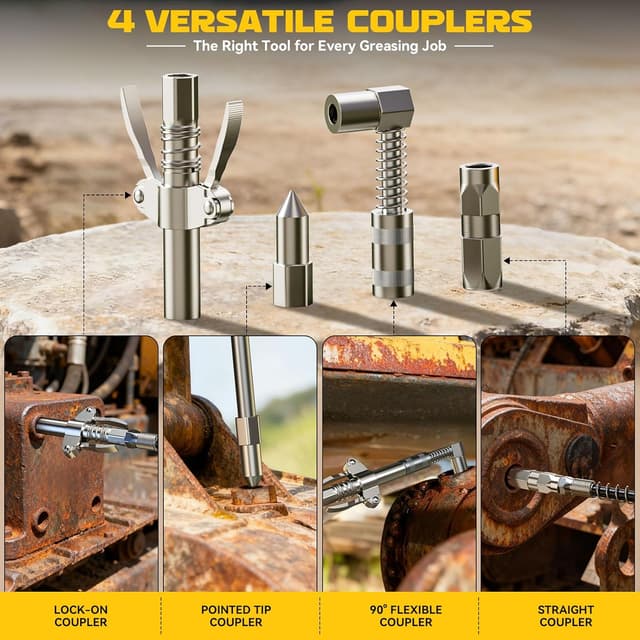 Thumbnail 6 de DIYtoolifz Cordless Grease Gun 12000 PSI 🛠️