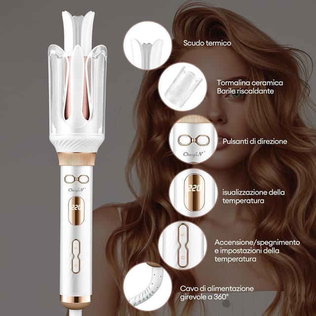 Thumbnail 2 de CkeyiN Pro Automatic Curling Iron 28mm