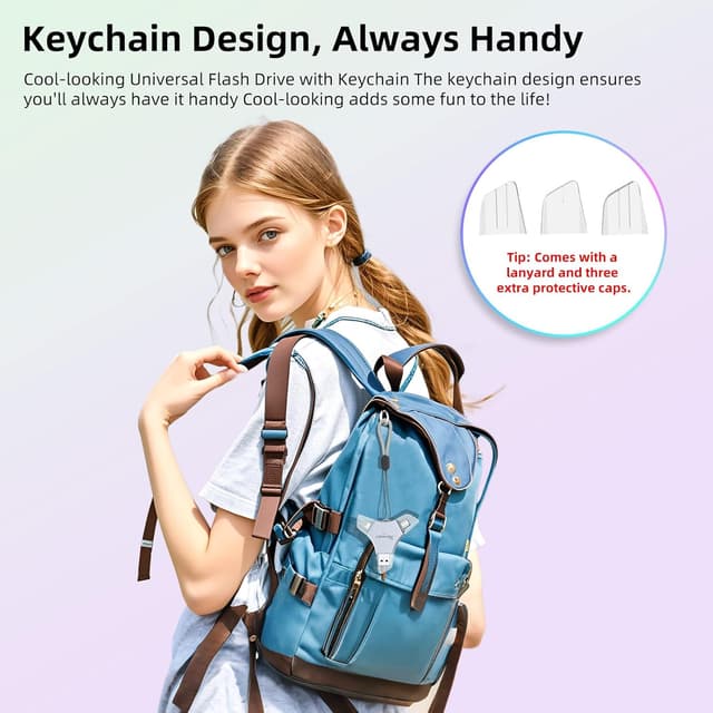 Detalle 2 de MFi Certified USB 3.0 Flash Drive 128GB