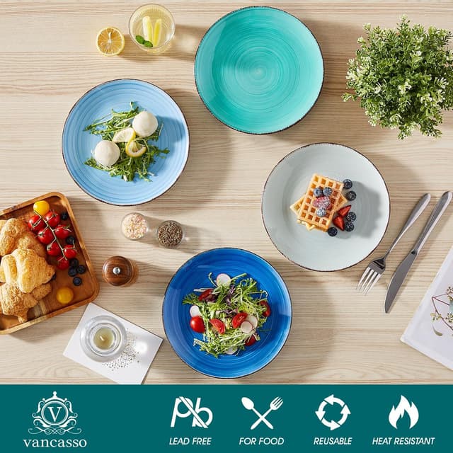 Detalle de vancasso BONITA Speiseteller 6er Set Ø21,5 cm