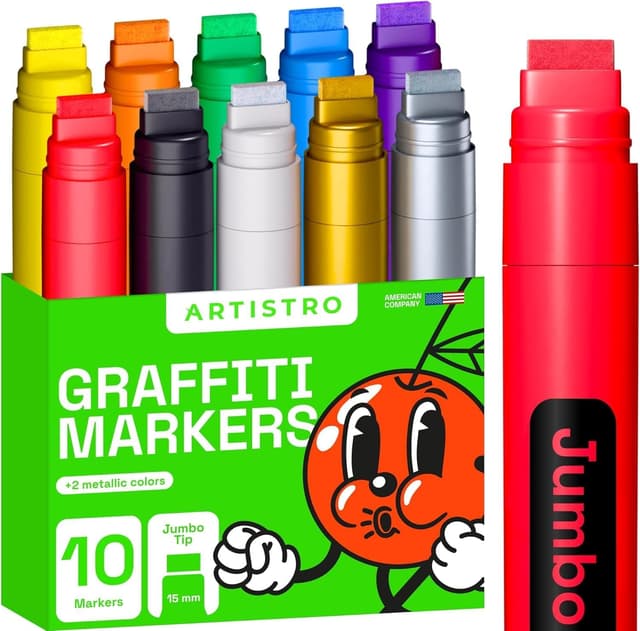 Thumbnail 6 de Artistro Jumbo Marker-Set 20 Farben