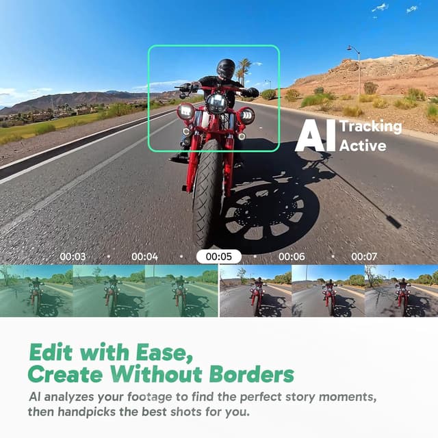 Thumbnail 5 de AKASO 360 Camera Motorcycle Combo 360° Video