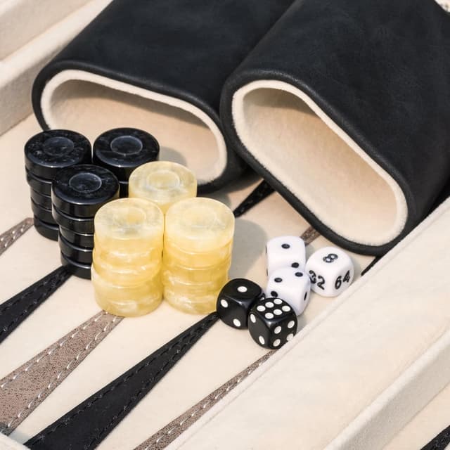 Detalle de Jeu de backgammon Lingle 23,9 cm
